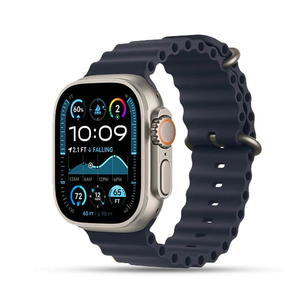 TK90 ULTRA 10 IN 1 49MM BIG DISPLAY WIRELESS CHARGING 8 STRAPS WITH JELCH CASE ULTRA BLUETOOTH CALLINGLY WAT SMARTWATCH
