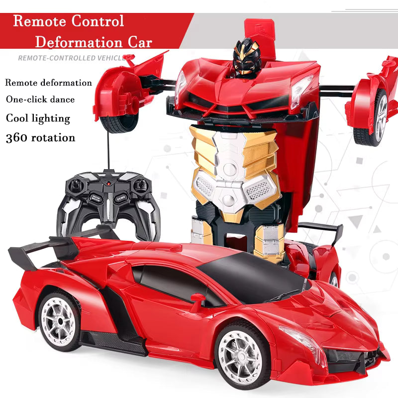 Transform-X RC Racing Car Robot – 2-in-1 Remote Control Transforming Toy Car
